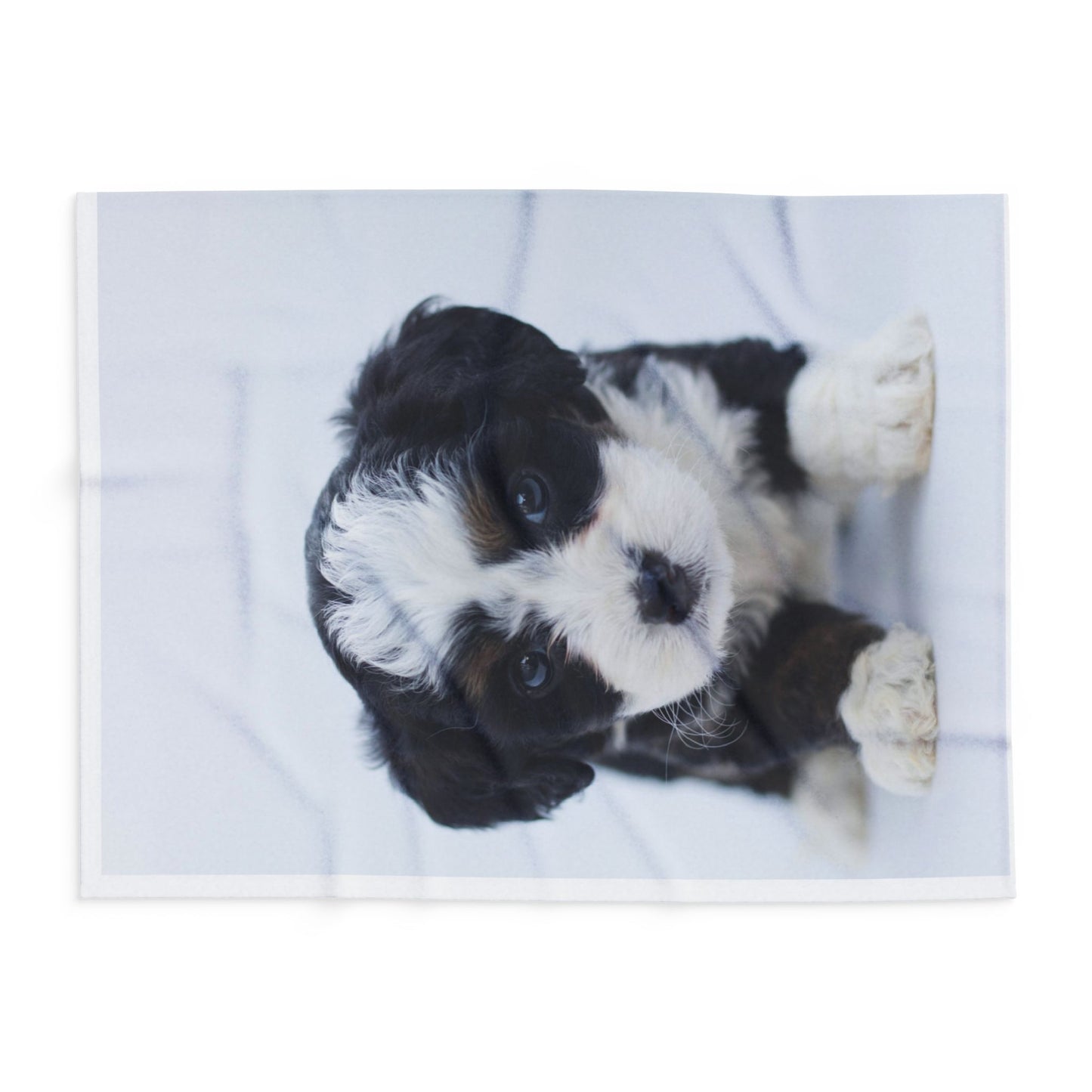 Custom Pet Image Arctic Fleece Blanket