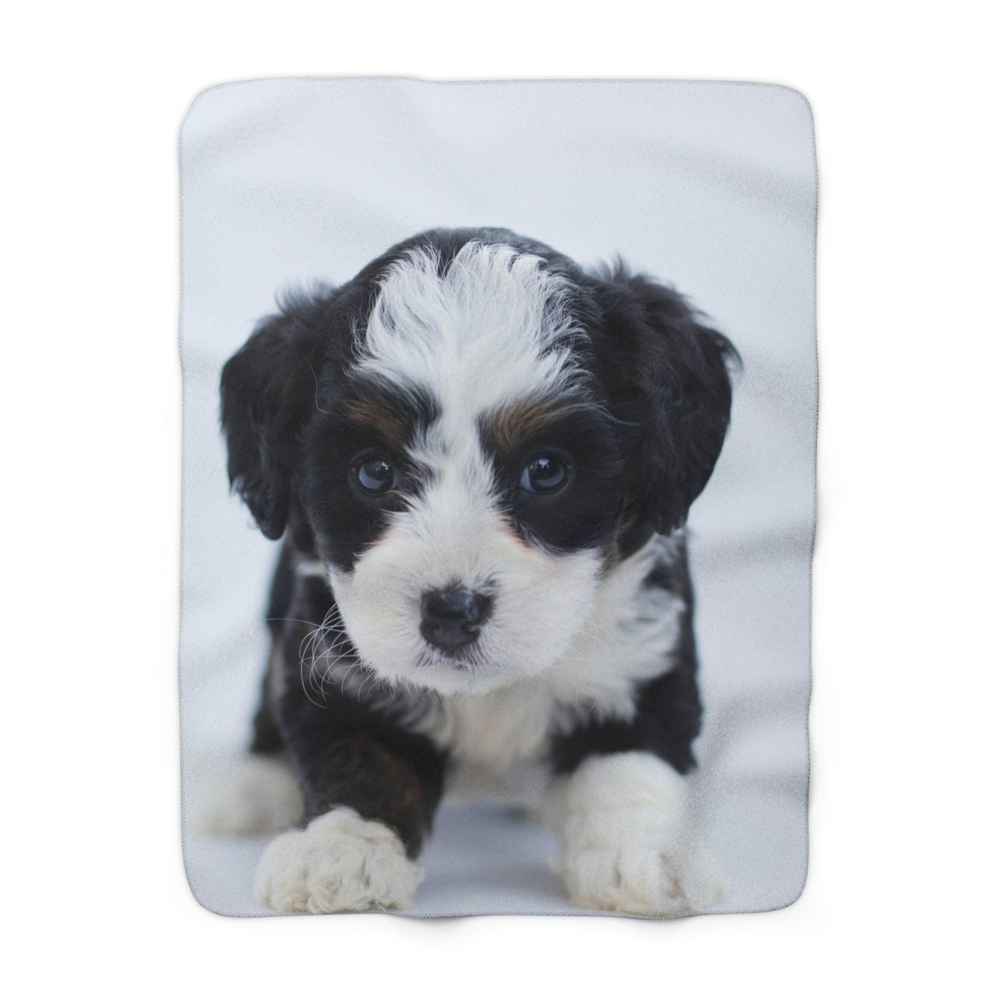 Custom Pet Image Sherpa Fleece Blanket