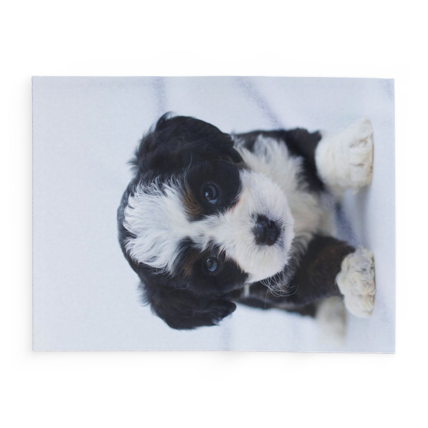 Custom Pet Image Arctic Fleece Blanket