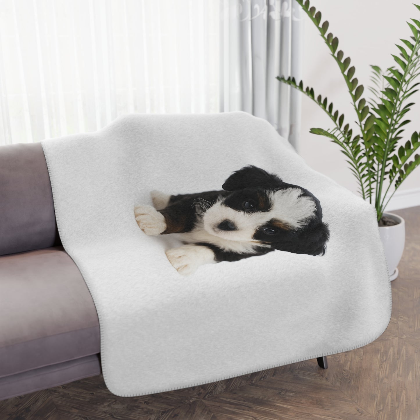 Tan Colored Sherpa Blanket- Custom Pet Blanket