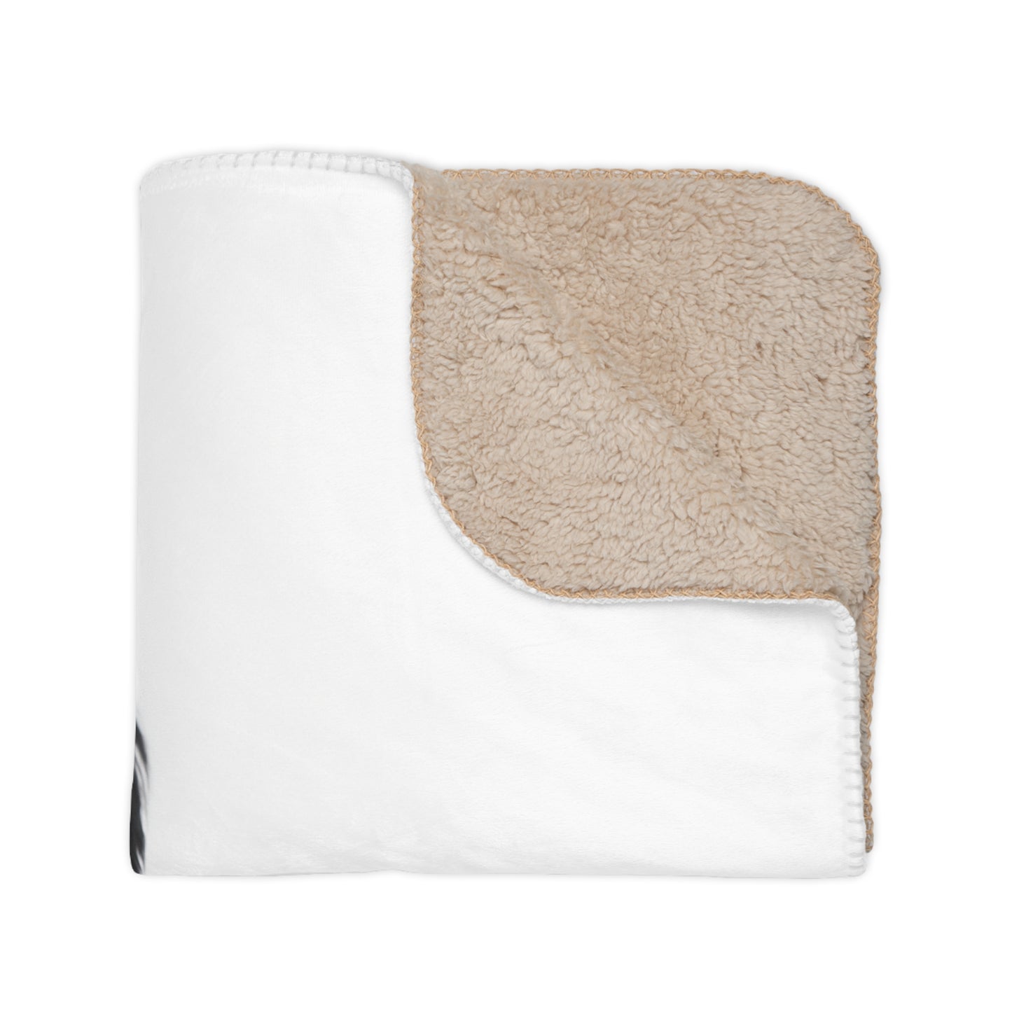 Tan Colored Sherpa Blanket- Custom Pet Blanket