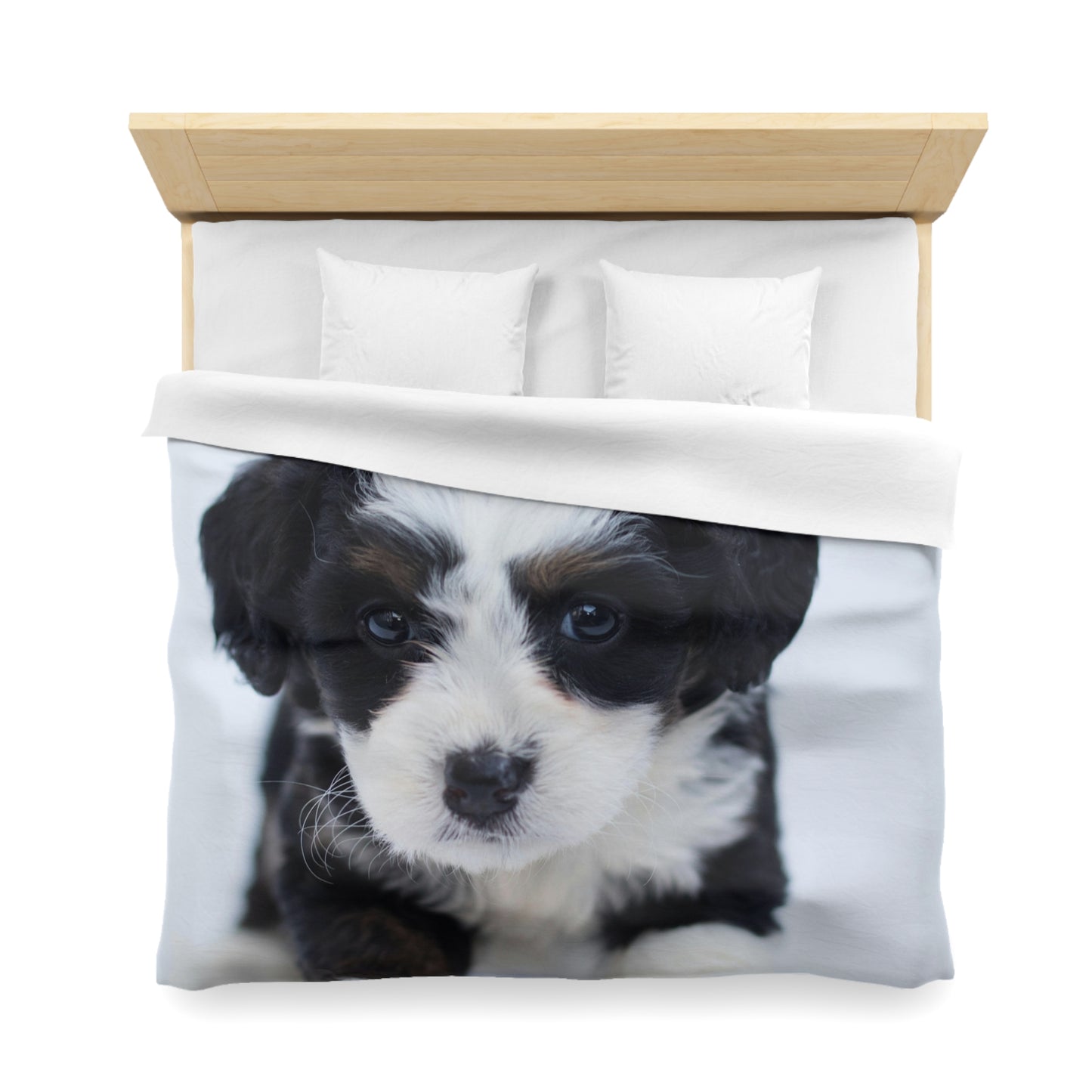 Custom Pet Image Microfiber Duvet Cover Blanket