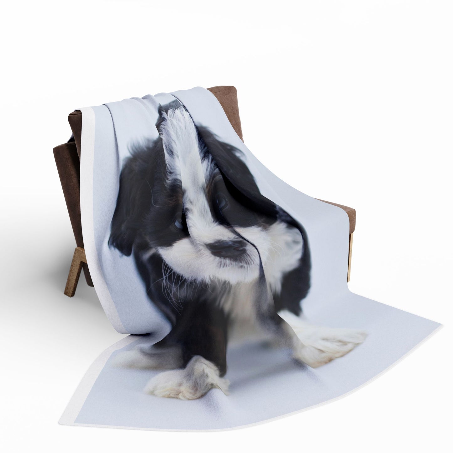 Custom Pet Image Arctic Fleece Blanket