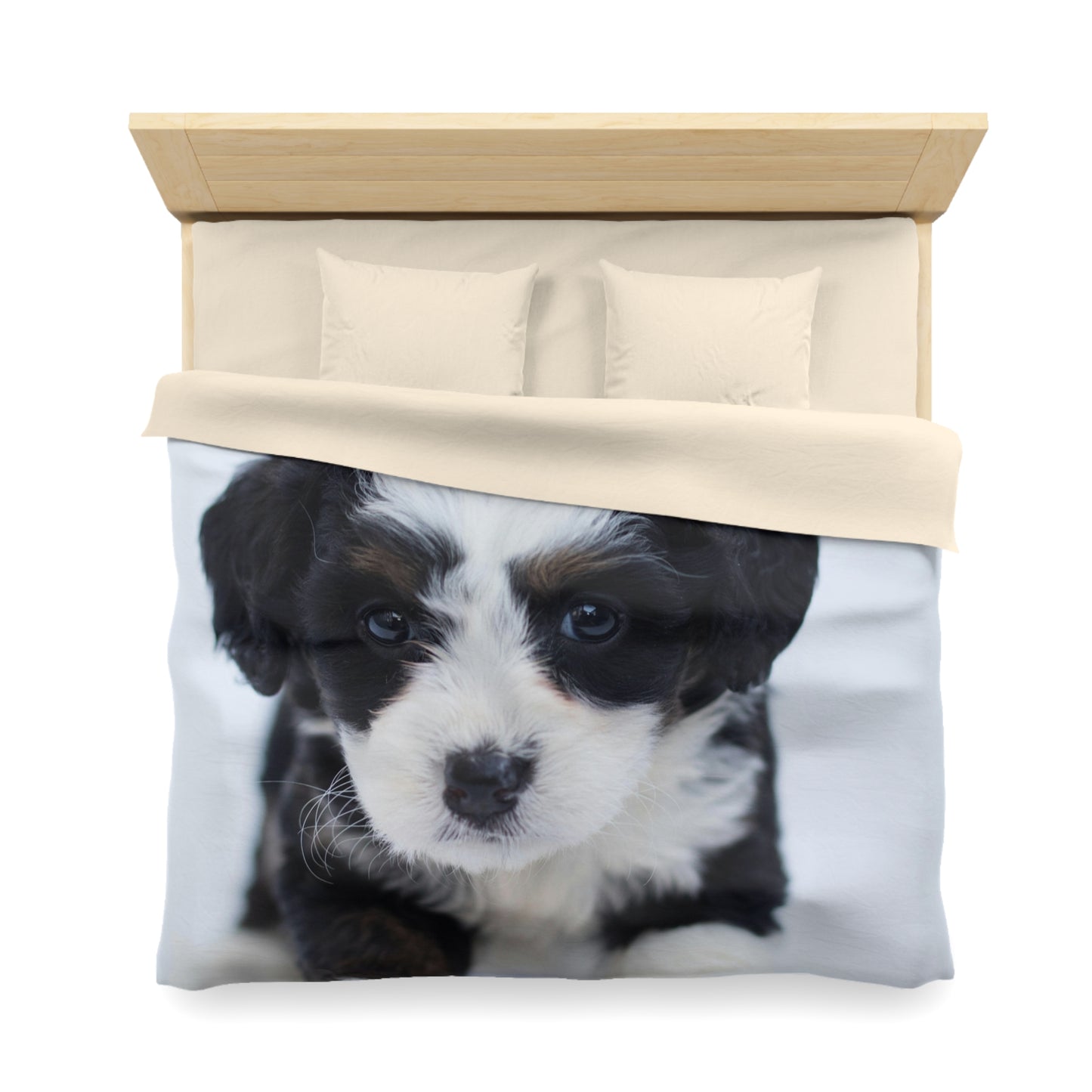 Custom Pet Image Microfiber Duvet Cover Blanket