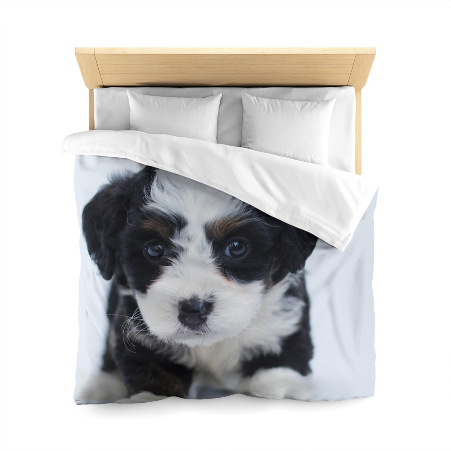 Custom Pet Image Microfiber Duvet Cover Blanket