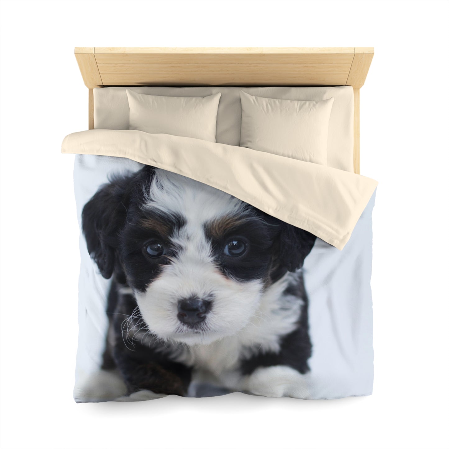 Custom Pet Image Microfiber Duvet Cover Blanket